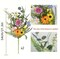 2 Bundles Artificial Daisy Flowers Fake Silk Flowers Spring Colorful Flowers Fake Wildflowers Bouquet for Home Table Vase Decor